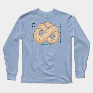 p is for pretzel Long Sleeve T-Shirt